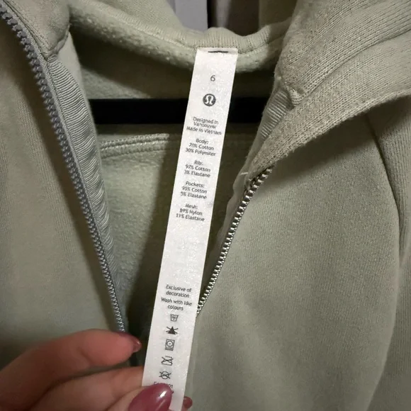 Lululemon Athletica Light Green Bomber Jacket - Picture 2 of 4